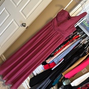 Azazie Molly dress in Mulberry - New, never worn